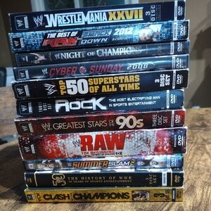 Ultimate - W HOME VIDEO - LOT OF 11 DVDS (29 DVDS IN TOTAL & 87 HOURS TOTAL)